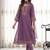 Women Floral Embroidered Regular Thread Work Liva Kurta with Trousers & With Dupatta