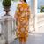 Women Ethnic Motifs Printed Cotton Kurta with Trousers
