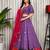Lavender Embroidery and sequins Roman Silk Blend Lahenga Choli Set