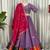 Lavender Embroidery and sequins Roman Silk Blend Lahenga Choli Set