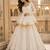 Off White Pure Cotton Navratri Kediyu Lehenga Set