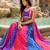 Multicolor Foil Print Navratri Chaniya Choli