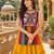 Multicolor Navratri Mirror Work Bandhani Chaniya Choli Set