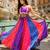 Multicolor Foil Print Navratri Chaniya Choli