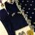 Navy Blue Color Embroidery And Sequence Work Velvet Salwar Suit