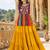 Multicolor Navratri Mirror Work Bandhani Chaniya Choli Set