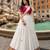 White Moonlight Mirror Work Navratri Lehenga Choli Set