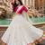 White Moonlight Mirror Work Navratri Lehenga Choli Set