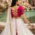 White Moonlight Mirror Work Navratri Lehenga Choli Set