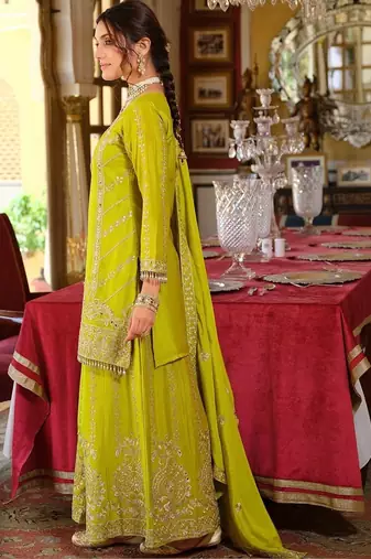 Women Ethnic Motifs Embroidered Mirror Work Kurta with Palazzos & With Dupatta