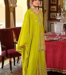 Women Ethnic Motifs Embroidered Mirror Work Kurta with Palazzos & With Dupatta