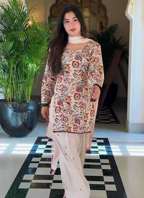 Multi Color Printed Work Cotton Salwar Suit 1