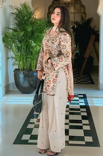 Multi Color Printed Work Cotton Salwar Suit