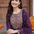 Women Floral Embroidered Thread Work Kurta with Trousers & With Dupatta