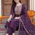 Women Floral Embroidered Thread Work Kurta with Trousers & With Dupatta