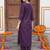 Women Floral Embroidered Thread Work Kurta with Trousers & With Dupatta