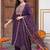 Women Floral Embroidered Thread Work Kurta with Trousers & With Dupatta