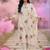 Women Floral Printed Cotton Kurta with Trousers & With Dupatta