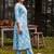 Women Floral Printed Cotton Kurta with Palazzos
