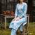 Women Floral Printed Cotton Kurta with Palazzos