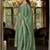 Women Floral Embroidered Empire Mirror Work Kurta with Trousers & With Dupatta
