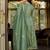 Women Floral Embroidered Empire Mirror Work Kurta with Trousers & With Dupatta