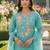 Women Floral Embroidered Thread Work Kurta with Trousers & With Dupatta