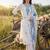 Women Floral Embroidered Thread Work Cotton Kurta with Trousers & With Dupatta