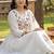 Women Floral Printed Empire Cotton Kurta with Trousers & With Dupatta