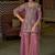 Women Floral Embroidered Beads and Stones Kurta with Sharara & With Dupatta