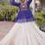 white chinon Lehenga and top with embroidery & Sequin work