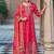 Ethnic Motifs Embroidered Sequinned Anarkali Kurta with Trouser & Dupatta