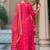 Ethnic Motifs Embroidered Sequinned Anarkali Kurta with Trouser & Dupatta