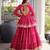 Rani Cotton Readymade Navratri Lehenga Choli with Gota-Patti & Lace Work