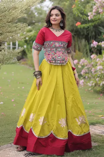 teal blue chinon semi stitched suit with embroidery & sequence work