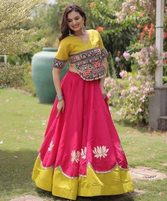 black georgette Lehenga and top with embroidery & Sequin work 2