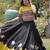 emerald georgette Lehenga and top with embroidery & Sequin work