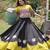 emerald georgette Lehenga and top with embroidery & Sequin work