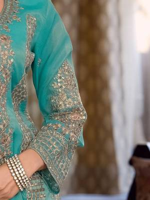 Women Ethnic Motifs Embroidered Sequinned Kurta with Palazzos & With Dupatta 7