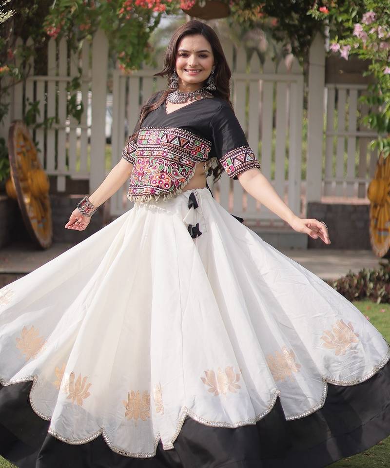 pink chinon Lehenga and top with embroidery & Sequin work