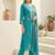 Women Floral Embroidered Thread Work Kurta with Trousers & With Dupatta