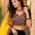 Black Mirror Work Faux Georgette Navratri Lehenga Choli Set