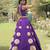 wine silk blend blend Lehenga and top with embroidery & Sequin work