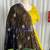 yellow chiffon semi stitched suit with embroidery & sequence work