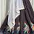 black chiffon Lehenga and top with embroidery & Sequin work