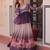 Violet Silk Readymade Lehenga Choli with Beads Embroidered & Printed Work