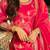 Floral Embroidered Sequnnied Straight Kurta With Palazzos & Dupatta