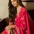 Floral Embroidered Sequnnied Straight Kurta With Palazzos & Dupatta
