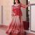 Rust silk blend Readymade Lehenga Choli with Beads Embroidered & Printed Work