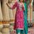 Women Ethnic Motifs Embroidered Thread Work Kurta with Trousers & With Dupatta